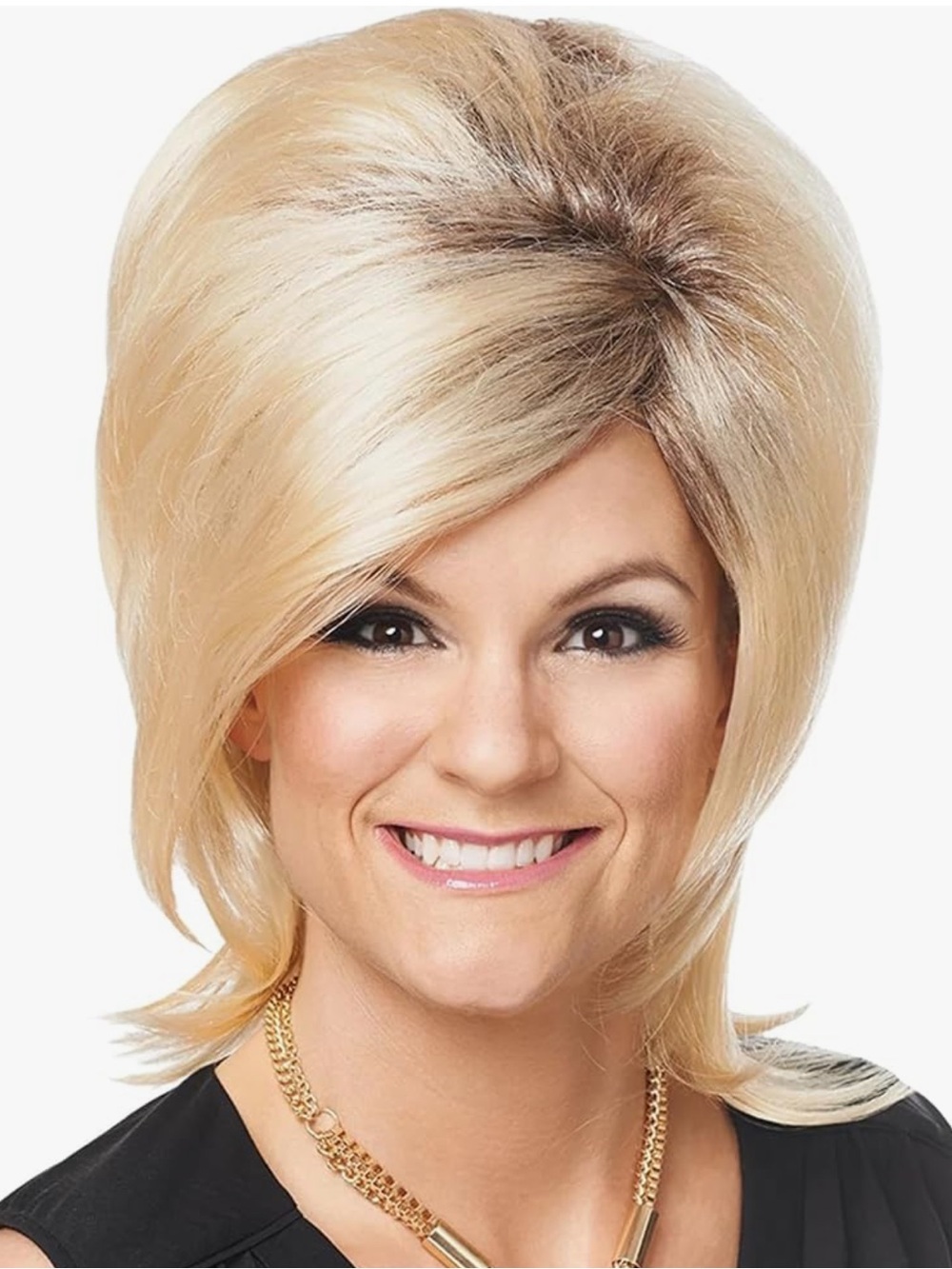 Long Island Lady Wig Costume Culture Women's Sassy Psychic Wig Blonde New